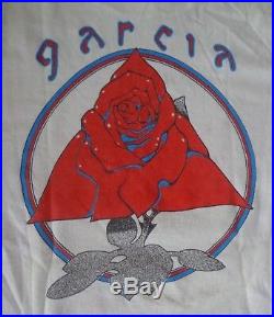 Rare vintage original Grateful Dead'81 THE JERRY GARCIA BAND T-shirt Medium