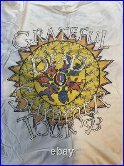 SLAMMER USA Grateful Dead Summer Tour'93 Vintage XL dead day every day w sting
