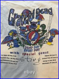 SLAMMER USA Grateful Dead Summer Tour'93 Vintage XL dead day every day w sting