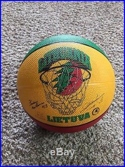 Spalding Grateful Dead Basketball Lithuania 1992 Olympics vtg team shirt 1996