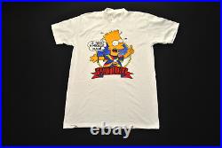 Stained New VTG 90s Bart Simpson Shirt I Need a Miracle Grateful Dude Dead 21122