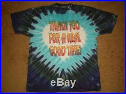 Super Rare Vtg 1995 Grateful Dead Jerry Garcia Tribute Tie-dye T Shirt Good Time