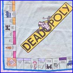 THE GRATEFUL DEAD T-Shirt DEADOPOLY Rare Vintage 1988 Screen Stars XL