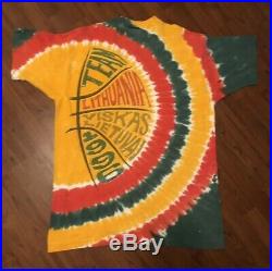 Team Lithuania Basketball 1996 Olympic Grateful Dead Tie Dye Tee Shirt