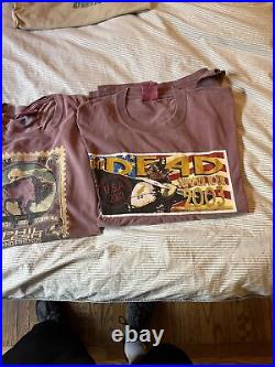 The Dead And Phil And Friends Grateful Dead Tour Tee Shirts 2001 2002 2003 2004