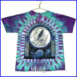The Grateful Dead 30 Years Vtg T-Shirttail Large Tie Dye Psychedelic Rock Tee