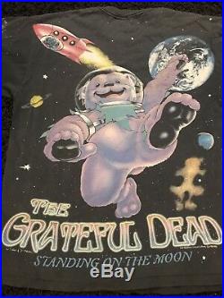 The Grateful Dead Standing On The Moon Tour Shirt Vintage Double Sided