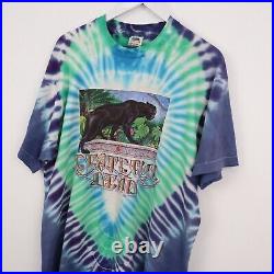 The Grateful Dead Vintage T-Shirt 80's Panther Rainforest Single Stitch Men's XL