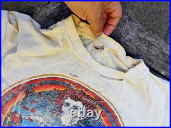 True Vintage 1977 GRATEFUL DEAD Skull & Roses BERTHA Concert Tour Shirt Size M