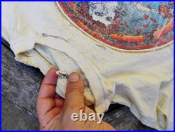 True Vintage 1977 GRATEFUL DEAD Skull & Roses BERTHA Concert Tour Shirt Size M