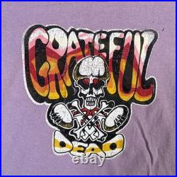 True Vintage Grateful Dead Shirt Adult Large 70s Screen Print Bones Band Tee USA