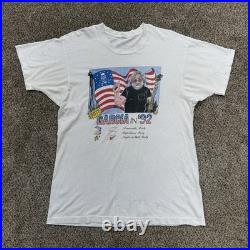Two Vintage Grateful Dead T-Shirts XL Garcia President 25 Year Single Stitch 90s