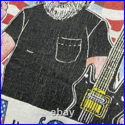 Two Vintage Grateful Dead T-Shirts XL Garcia President 25 Year Single Stitch 90s