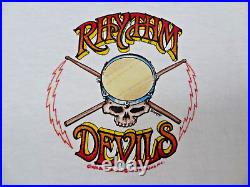 Ultra Rare Vintage Grateful Dead L T-Shirt 1988 Rhythm Devils by Bob Schnepfs
