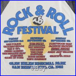 Us Festival Shirt Vintage tshirt 1982 The Police Ramones Tom Petty Grateful Dead