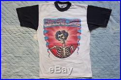 VINTAGE 1980s Grateful Dead T-Shirt 2 tone Shirt NOS