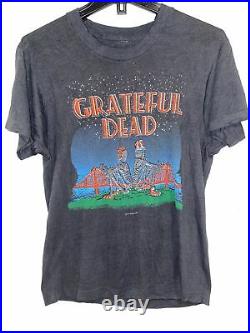 VINTAGE 1980s Grateful Dead T Shirt San Francisco Golden Gate Bridge GDP 1981