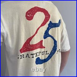VINTAGE 1990s Grateful Dead 25th anniversary T-Shirt! Pretty good condition