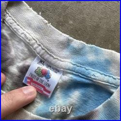VINTAGE 1994 Grateful Dead Summer Tour Single Stitch Tie-Dye T-Shirt