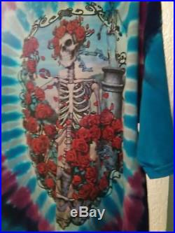 VINTAGE 1995 GRATEFUL DEAD TYE DYE 30th Anniversary Summer Tour Band Shirt XXL