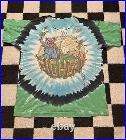 VINTAGE 1995 Grateful Dead Highgate Liquid Blue Tie Dye Shirt Vintage T-Shirt XL