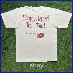 VINTAGE 90's GRATEFUL DEAD SHIRT BOB & JERRY SHOW SUMMER TOUR'92 L/G TWO SIDED