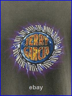 VINTAGE 90s GRATEFUL DEAD JERRY GARCIA single stitch tshirt Winterland tag