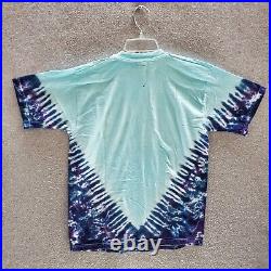 VINTAGE Grateful Dead 1998 Men T-Shirt L Blue Tie Dye Dancing Bears SF NWT READ