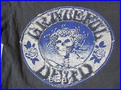VINTAGE Grateful Dead Concert Shirt Adult Medium Black On The Road Again 1980