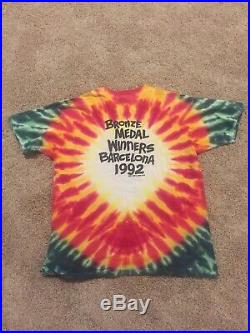 VINTAGE Grateful Dead Lithuania Olympic Basketball XL T Shirt 1992