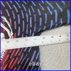 VINTAGE Grateful Dead Shirt Men Extra Large 1992 Wild Oats Spiral Skeletons AOP