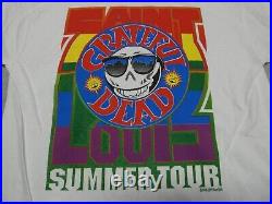 VINTAGE Grateful Dead Shirt Mens Large St Louis Tour 1995 Band Concert Bears NOS
