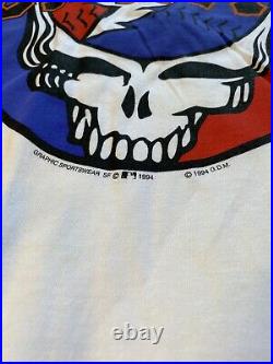 VINTAGE NEW San Francisco Giants Grateful Dead 90's Shirt XL Jerry Garcia