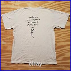 VINTAGE The Grateful Dead T-Shirt A BOX OF RAIN WILL EASE THE PAIN Rare OG