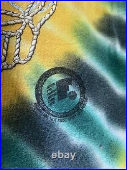 VIntage L 1996 96 Grateful Dead Lithuania Basketball Olympic Tye Dye T Shirt 92