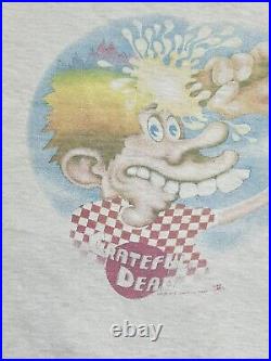 VTG 1972 Grateful Dead Ice Cream Kid Europe Tour Mouse Kelly T-Shirt Men's XL