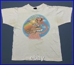 VTG 1972 Grateful Dead Ice Cream Kid T Shirt Kelley Mouse 1970s 70s Tour S/M