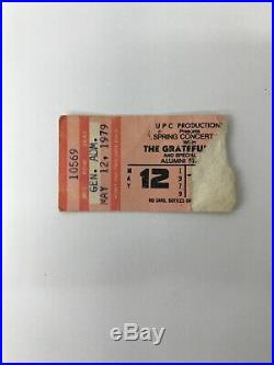 VTG 1979 Grateful Dead 3/4 Sleeve Shirt Sz M Nothing Like A GD Concert W Ticket