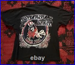 VTG 1981 Grateful Dead T Shirt Fantasy M Single Stitch Rock Concert Uncle Sam