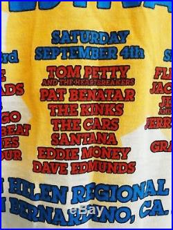 VTG 1982 US Festival Concert T Shirt XL Shirt Police Ramones Petty Grateful Dead