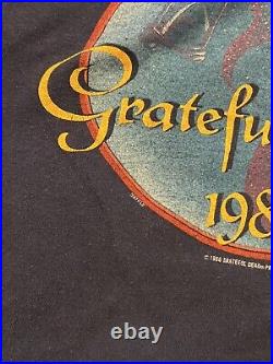 VTG 1986 Grateful Dead New Years Eve Single Stitched Youth Kids T-Shirt M USA