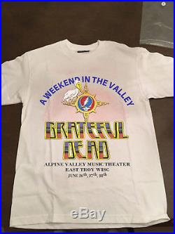 VTG 1987 Grateful Dead Rare Wisconsin Concert Tour T Shirt Alpine Valley