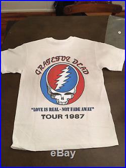 VTG 1987 Grateful Dead Rare Wisconsin Concert Tour T Shirt Alpine Valley