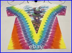 VTG 1991 Grateful Dead Spring Tour T-Shirt Single Stitch Tie Dye Fit XL Read
