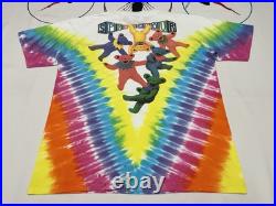 VTG 1991 Grateful Dead Spring Tour T-Shirt Single Stitch Tie Dye Fit XL Read