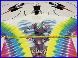 VTG 1991 Grateful Dead Spring Tour T-Shirt Single Stitch Tie Dye Fit XL Read