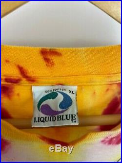 VTG 1992 Liquid Blue Lithuania Basketball Tie Dye Grateful Dead T-Shirt XL USA