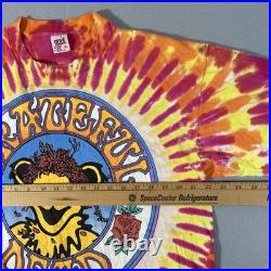 VTG 1994 Grateful Dead Bertha Bear Tie-Dyed T-Shirt XL Pink Orange Yellow