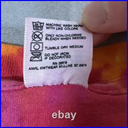 VTG 1994 Grateful Dead Bertha Bear Tie-Dyed T-Shirt XL Pink Orange Yellow