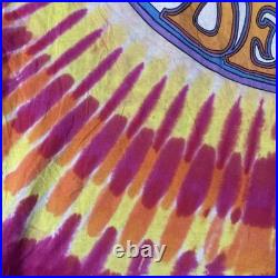 VTG 1994 Grateful Dead Bertha Bear Tie-Dyed T-Shirt XL Pink Orange Yellow